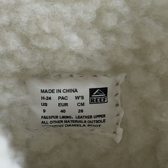 Reef Horizon Daniela Boot Women's Size 9 Oasis Beige Comfort Shoes CJ6714 NEW - Picture 10 of 11